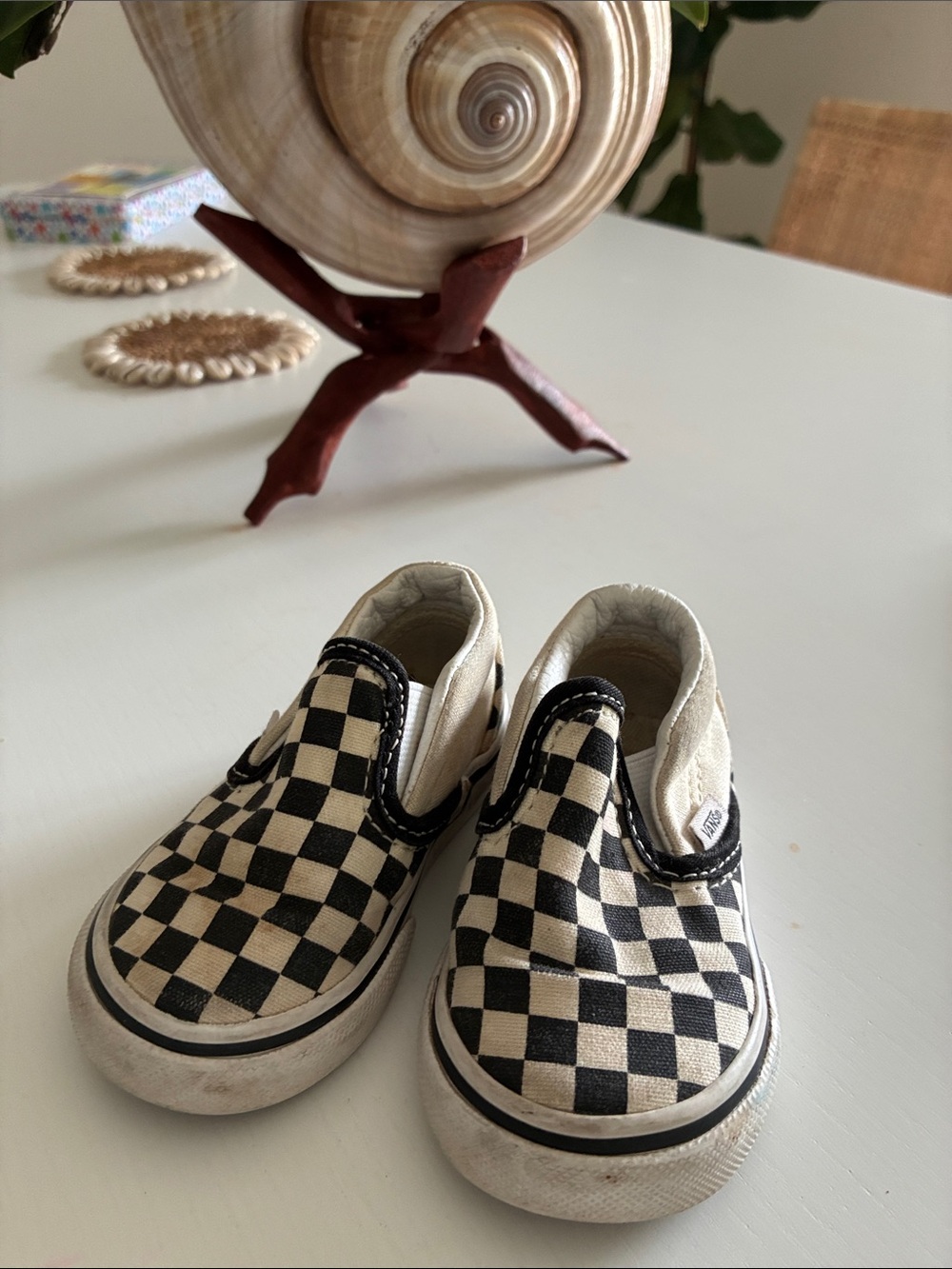 Vans Toddler Checkered Slip On